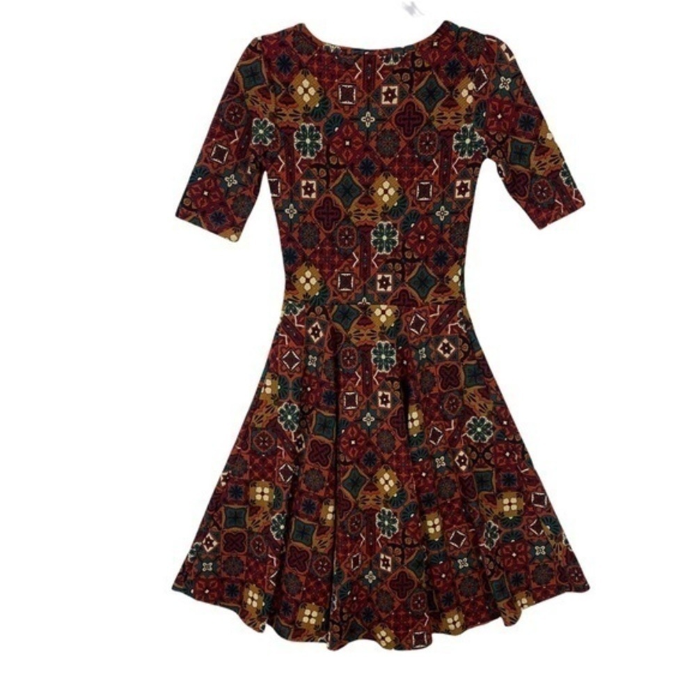 LuLaRoe Floral Print A-Line Dress - Picture 2 of 10